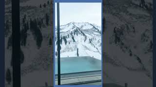 Infinity pool with Mountain view - Alps / Austria / Hotel Alpenstern Damüls Österreich