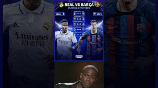 Last 5 Clasico results | Barcelona vs Real Madrid