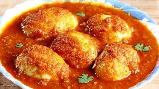 hotel wali egg curry bina kisi special masale ke!egg curry recipe! egg curry kaise bnaye!