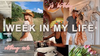 WEEK IN MY LIFE | my husband's birthday, making an ice cream cake, photoshoot & more!