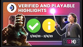 #SteamDeck Verified/Playable Highlights 1/30/23 - 2/5/23