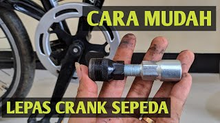 Cara Mudah Lepas Crank Sepeda