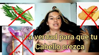 La verdad para que tu cabello crezca mas rápido