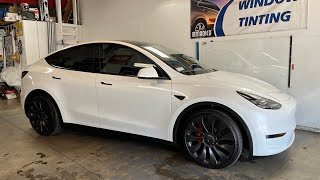 2023 Tesla Model Y Window Tint Part 1