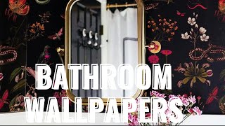 "Transform Your Bathroom: Dive into Modern Wallpaper Trends | Home Decor Magic"