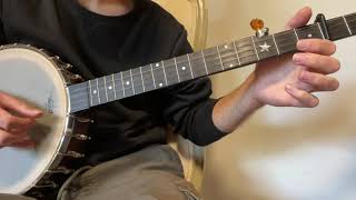 Lost Indian - Two Finger Banjo with Close Up Slow Playthrough (see description for tab)