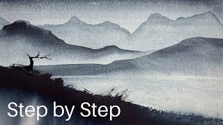 Easy Watercolour Landscape  - Tutorial 4