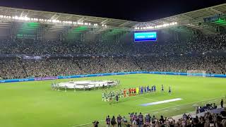 UCL Playoffs 22-23, Maccabi Haifa - Red Star Belgrade,  Champions league theme + players entrance