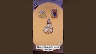 Disney Pins DIY Belle Canvas! #shorts