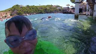 Mallorca - Camp de Mar - Snorkling with the kids