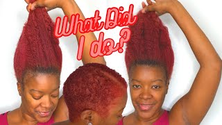 SHAVING MY NATURAL HAIR BALD | BIG CHOP #4