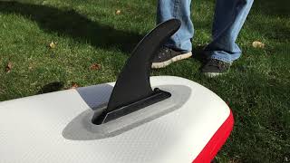 A quick guide to installing the Starboard iSUP tool-less fin