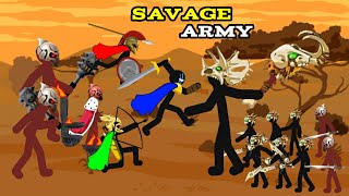 Savage Army | Atreyos, Kytchu, Xiphos, Final Boss, Giant - Stick War Legacy Animation Compilation