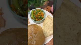 Lunch Menu - Chole Bhature, Mishti Doi, Plain Dahi and Guava Lassi.