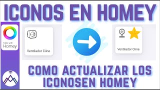 Como cambiar iconos en Homey