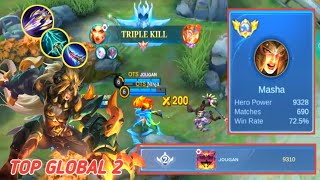 Mobile Legends - Epic Game Top Global 2 Masha | Livestream 2024 | No Edit