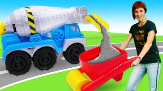 Новая бетономешалка Play-Doh - Маша Капуки Кануки строит дорогу! - Игрушки для детей