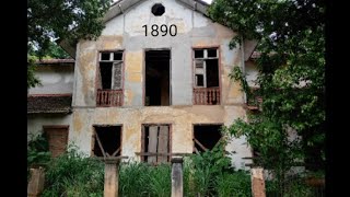 Casarão Abandonado do Período Colonial com Um Cofre Antigo