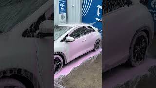 Coloured Snow Foam, THAT ACTUALLY WORKS! 🤯 #cardetailling #satisfying #carwash