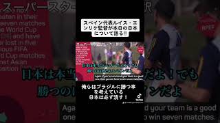 【日本翻訳 英語字幕】スペイン戦監督「2位狙いなんてしないよ正面から潰すよ日本を!!」【日本対スペイン】【スペイン監督フリック】