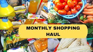 GROCERY SHOPPING/HAUL FORTHE MONTH OF DECEMBER#haulvideo #groceryhaul #haul #shopping Vlogmas 3