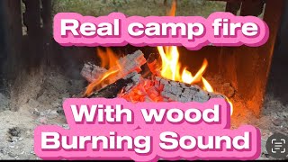 Relax by the camp fire 🔥 #asmr #sleep #relaxing