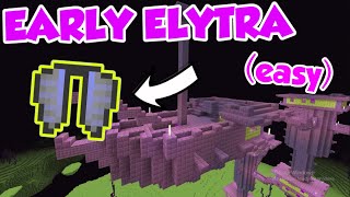 How To Get The Elytra BEFORE Fighting The Ender Dragon In Minecraft: Bedrock Edition!!!