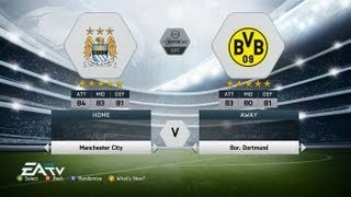 FIFA 14 DEMO GAMEPLAY  #1 - BVB vs MAN CITY - Gamescom 2013 - Xbox 360