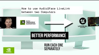 Nvidia Audio2face livelink with two computers and Metahumans