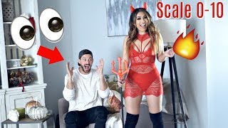 HUSBAND RATES MY HALLOWEEN COSTUMES 2018 *HILARIOUS*