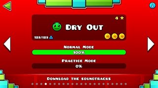 Geometry Dash | Level 4 - "DRY OUT" by RobTop 100% [All 3 Coins]