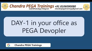 Class-3||DAY-1inyourOfficeAsPEGADeveloper ||OCT 16 2024 Regular batches|| Joining Link Below|| #pega