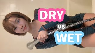 【DRY vs WET】タイトなワンピースを濡らしてみた