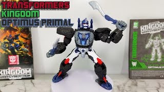 Оптимус Праймал/Optimus Primal, трансформер, обзор фигурки, серии Kingdom.