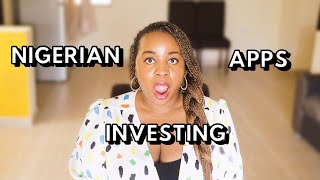 7 INVESTMENT APPS FOR NIGERIA | Investing Apps & Websites For Entrepreneurs in Nigeria