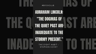 Bookclub: The 8th Habit | Stephen Covey | Book Excerpts The 8th Habit | Covey | Excerpts