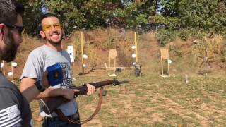 Shooting the Texas star with M1 Garand