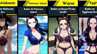 Evolution Of Nico Robin In Onepiece