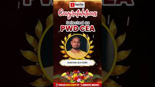 PWD CEA & JE RESULT  | PWD RESULT 2023 | Iginte Success Stories | PWD CEA & JE RESULT