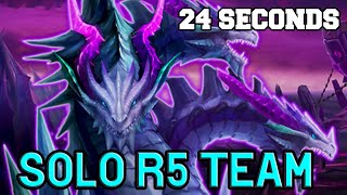 SOLO R5 24 SECONDS SPEED TEAM -  Summoners War