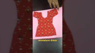 Miniature Dress  Student  Stitched  Project Work cell:7401558289