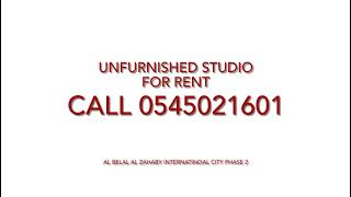 STUDIO FOR RENT AL HELAL AL ZAHABY INTERNATIONAL CITY PHASE 2 #DUBAI