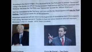 Black Woman Paid to Get Out Illegal Dem Vote for Cochran