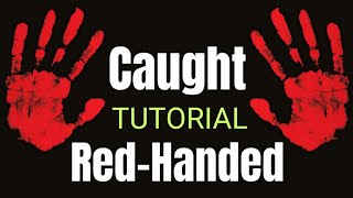 CAUGHT RED HANDED card trick TUTORIAL/must see amazing card truck