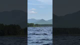 Kayaking Flagstaff Lake in Maine #kayak #mountains #lake #maine #newengland #travel #views