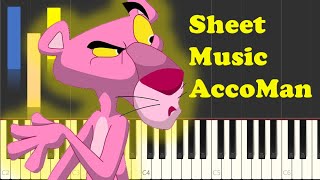 Pink Panther Theme Song Piano Sheet Music EASY