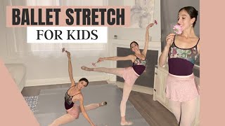 BALLET CLASS STRETCH for KIDS | Learn How to Stretch like a Ballerina