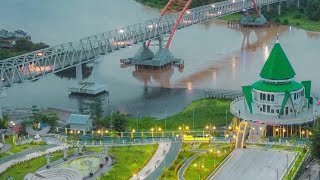 WISATA JEMBATAN KAHAYAN PALANGKARAYA KALIMANTAN TENGAH JUNI 2021