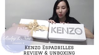 Kenzo Espadrilles Review + Unboxing // KENZO 帆布便鞋 + 拆礼盒惊喜