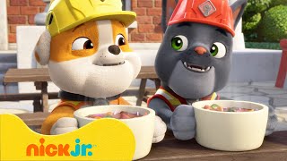 Крепыш и команда | Крепыш спасает вкусняшки в Бухте Строителей! | Nick Jr. Cyrillic